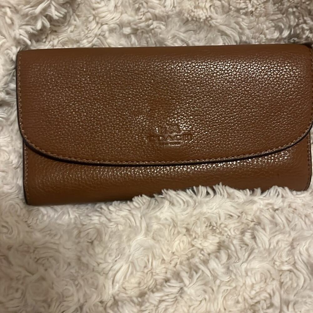 🎉COACH Wallet with checkbook holder! - Picture 2 of 9